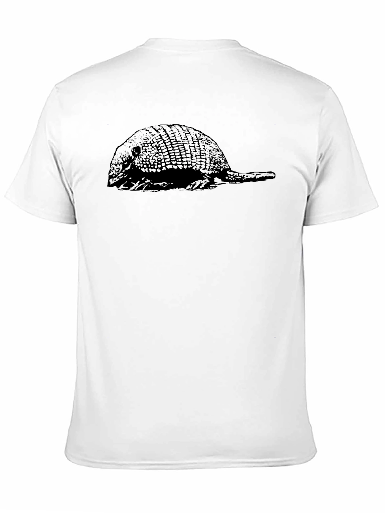 Armadillo Graphic Tee - Black Crew Neck T-Shirt