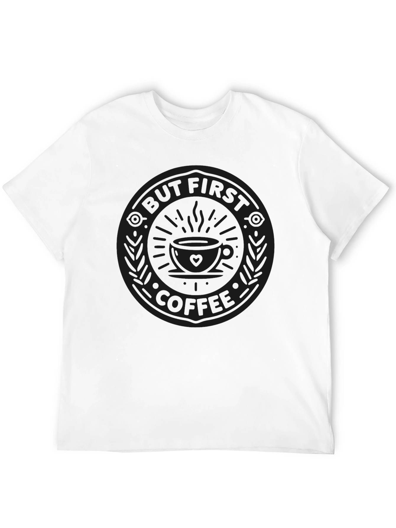 But First Coffee T-Shirt - Black Graphic Tee