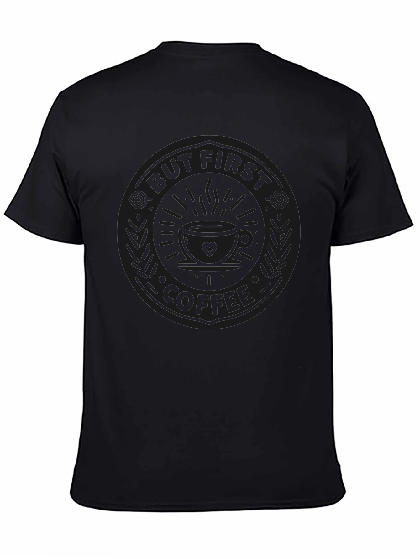 But First Coffee T-Shirt - Black Graphic Tee