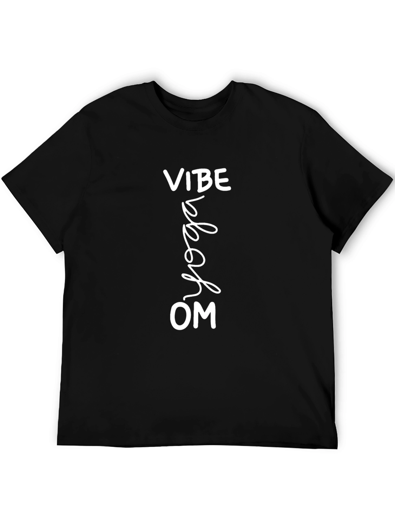 Yoga Vibe Graphic Tee - Black