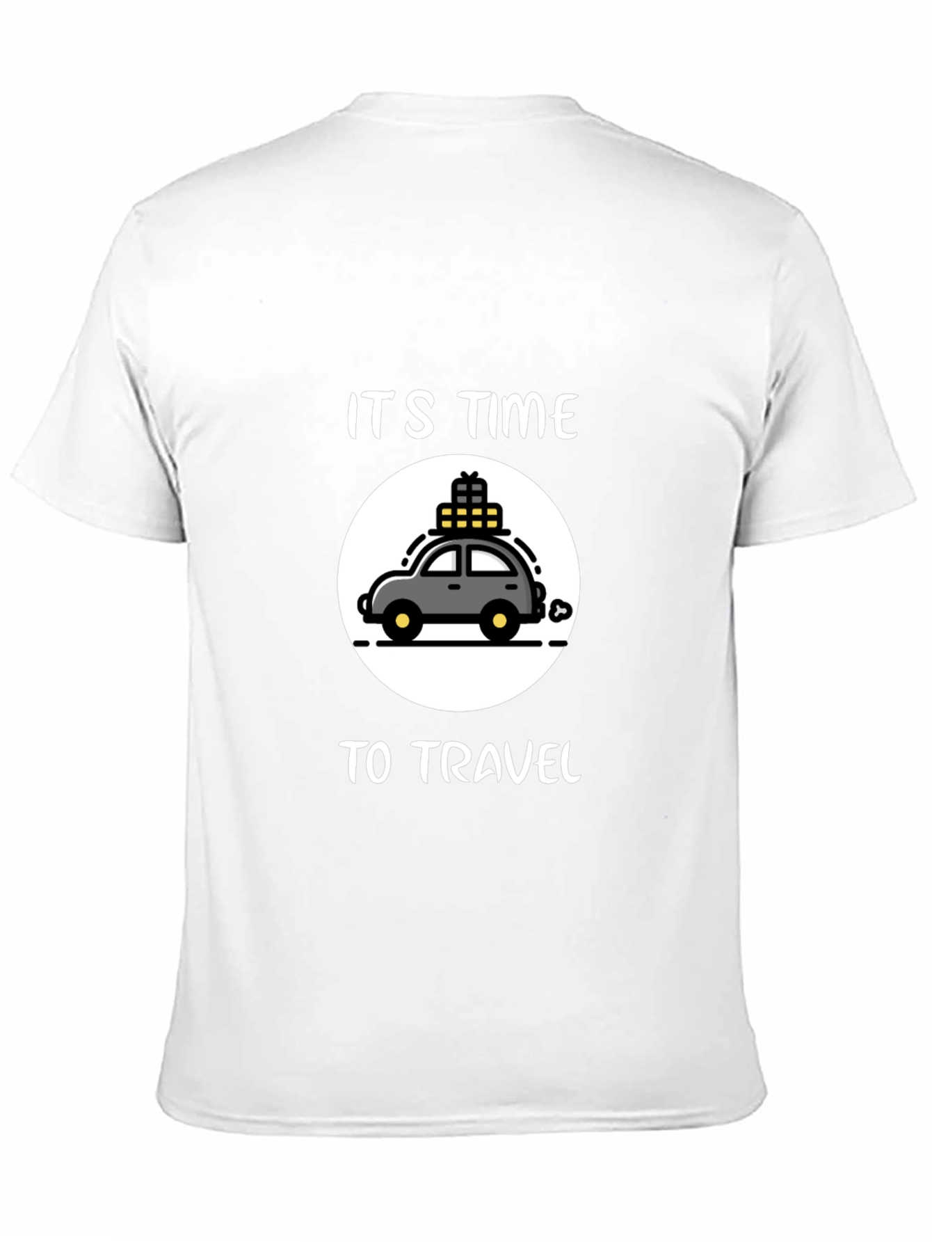 Travel Time Graphic Tee - Black Unisex T-Shirt