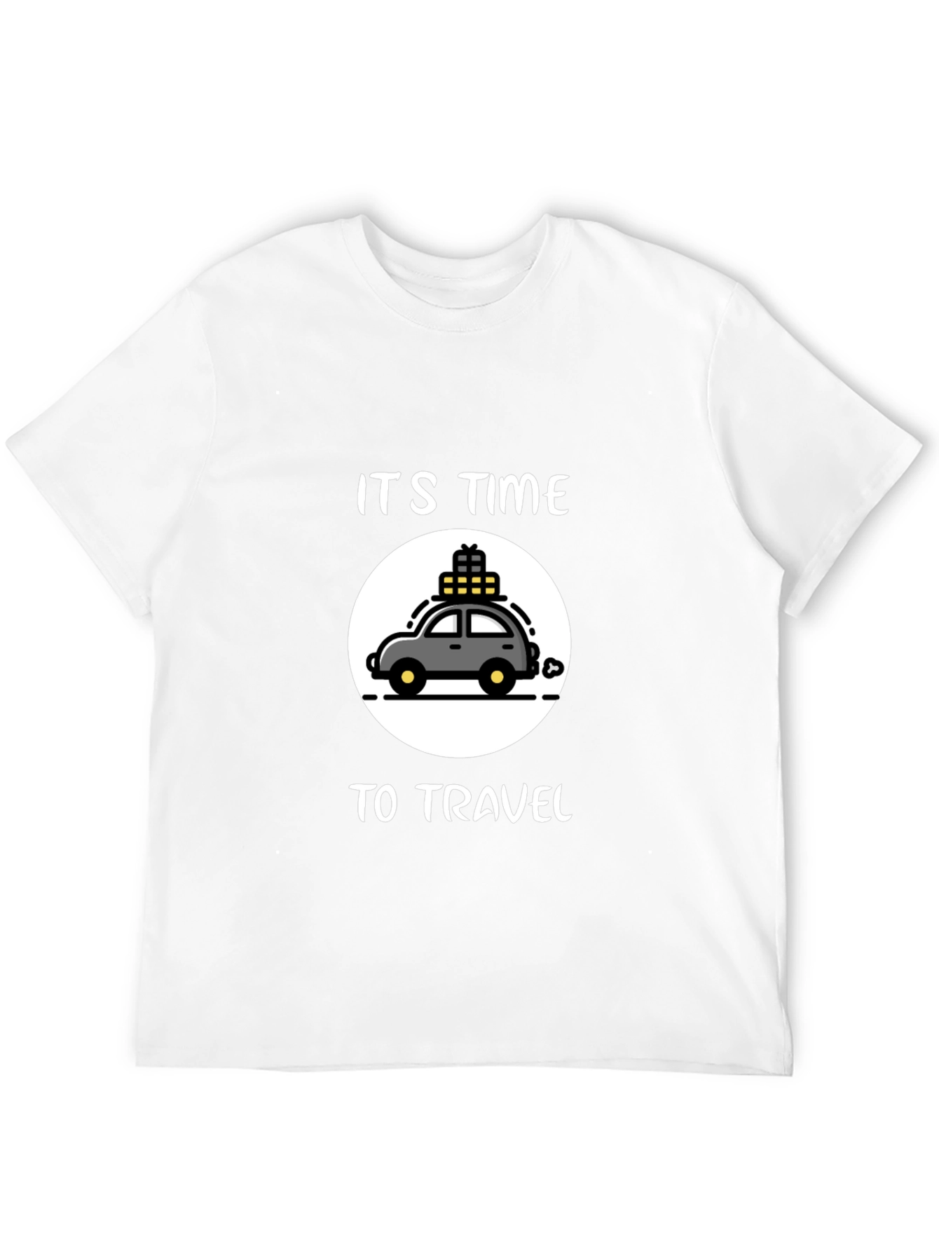 Travel Time Graphic Tee - Black Unisex T-Shirt