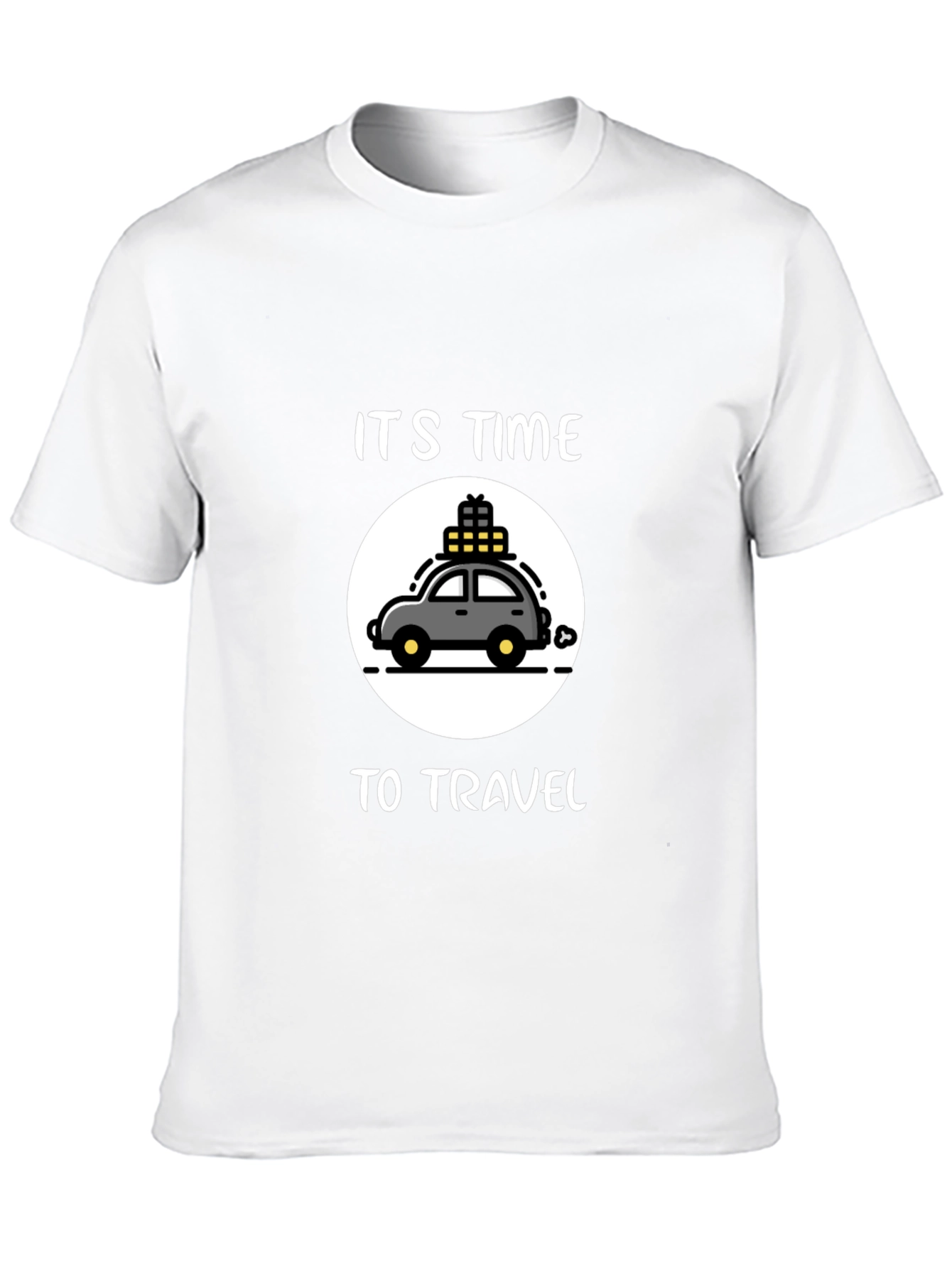 Travel Time Graphic Tee - Black Unisex T-Shirt