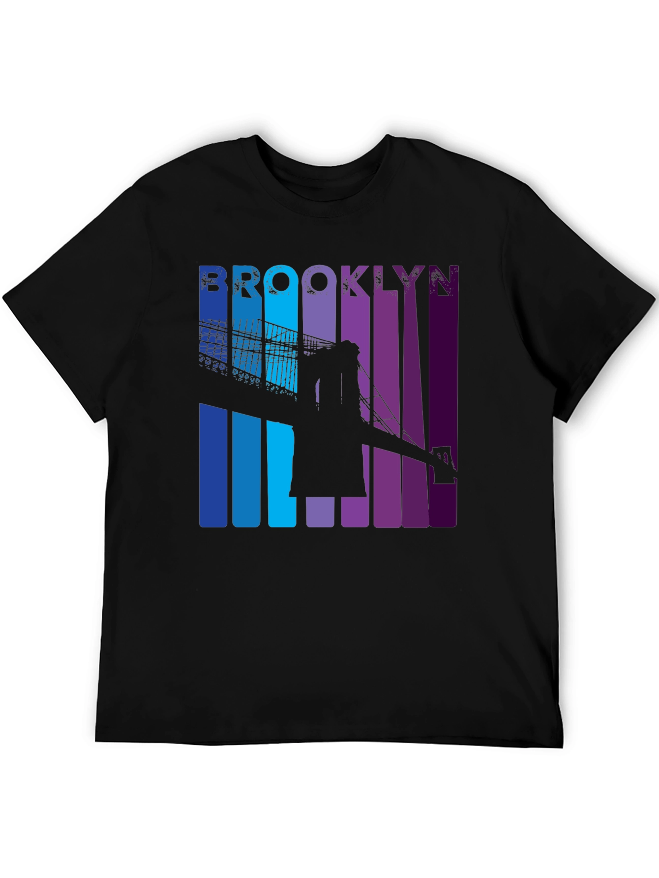 Brooklyn Bridge Silhouette Graphic T-Shirt