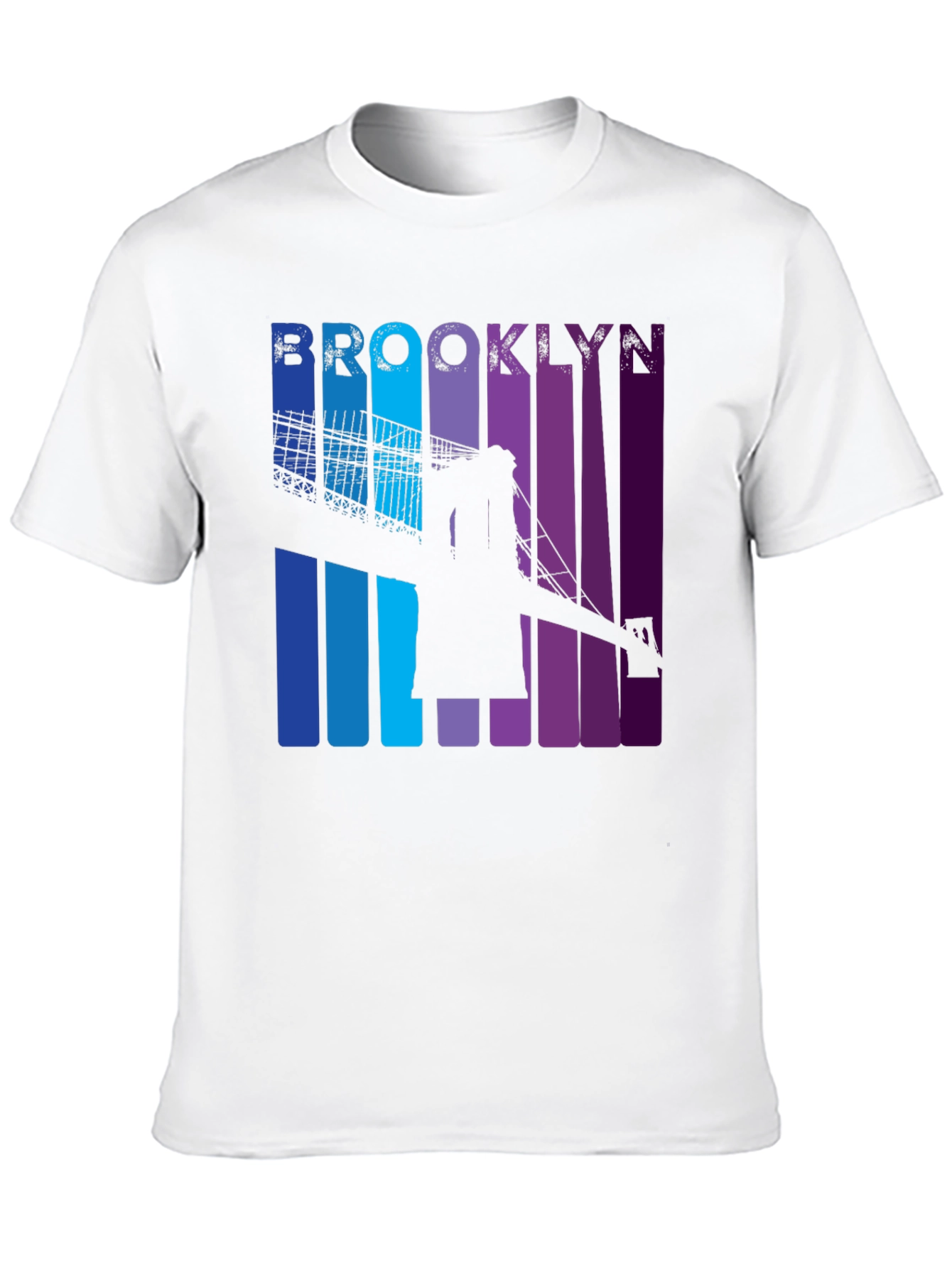 Brooklyn Bridge Silhouette Graphic T-Shirt