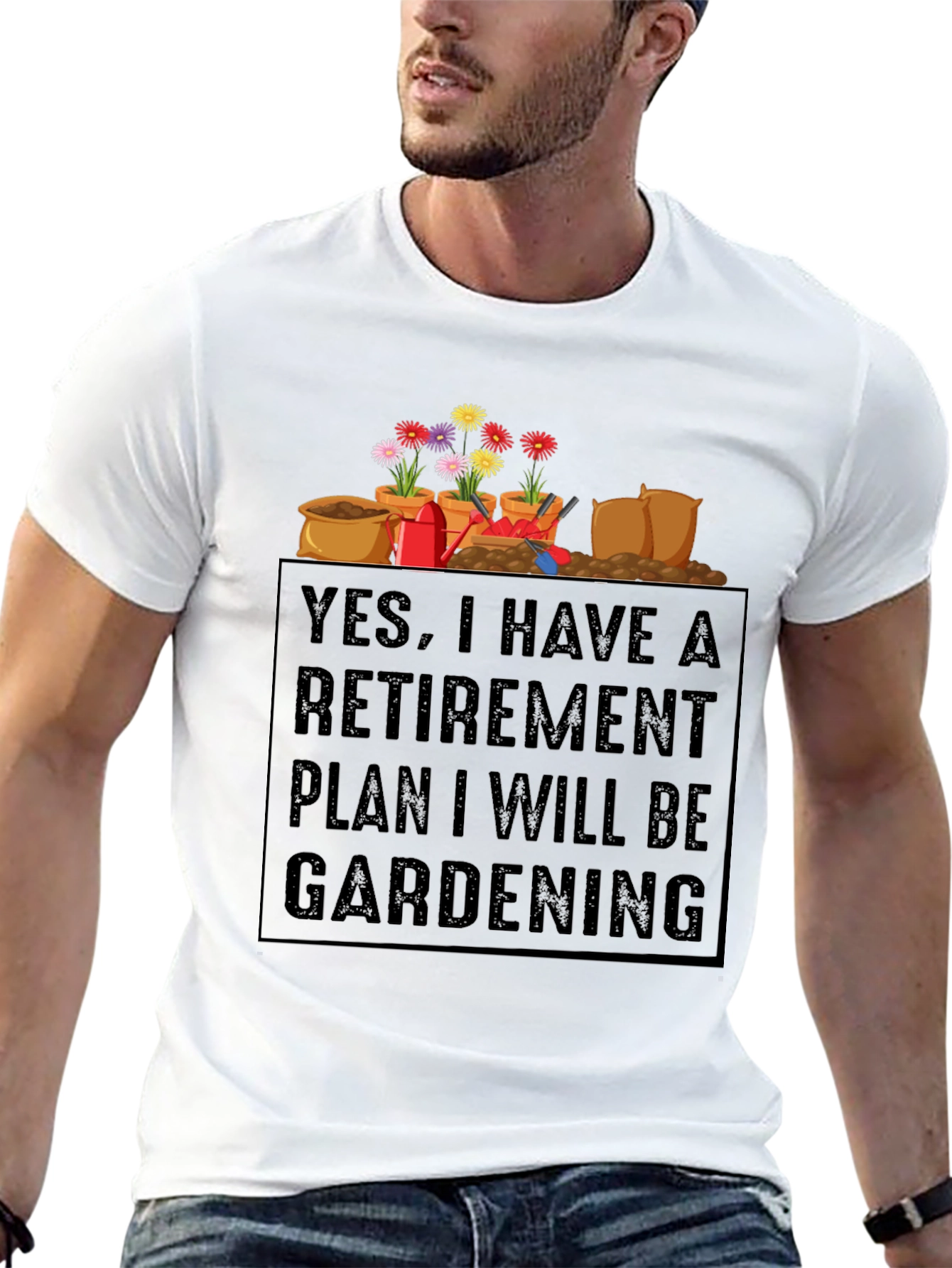 Retirement Gardening Plan Graphic Tee