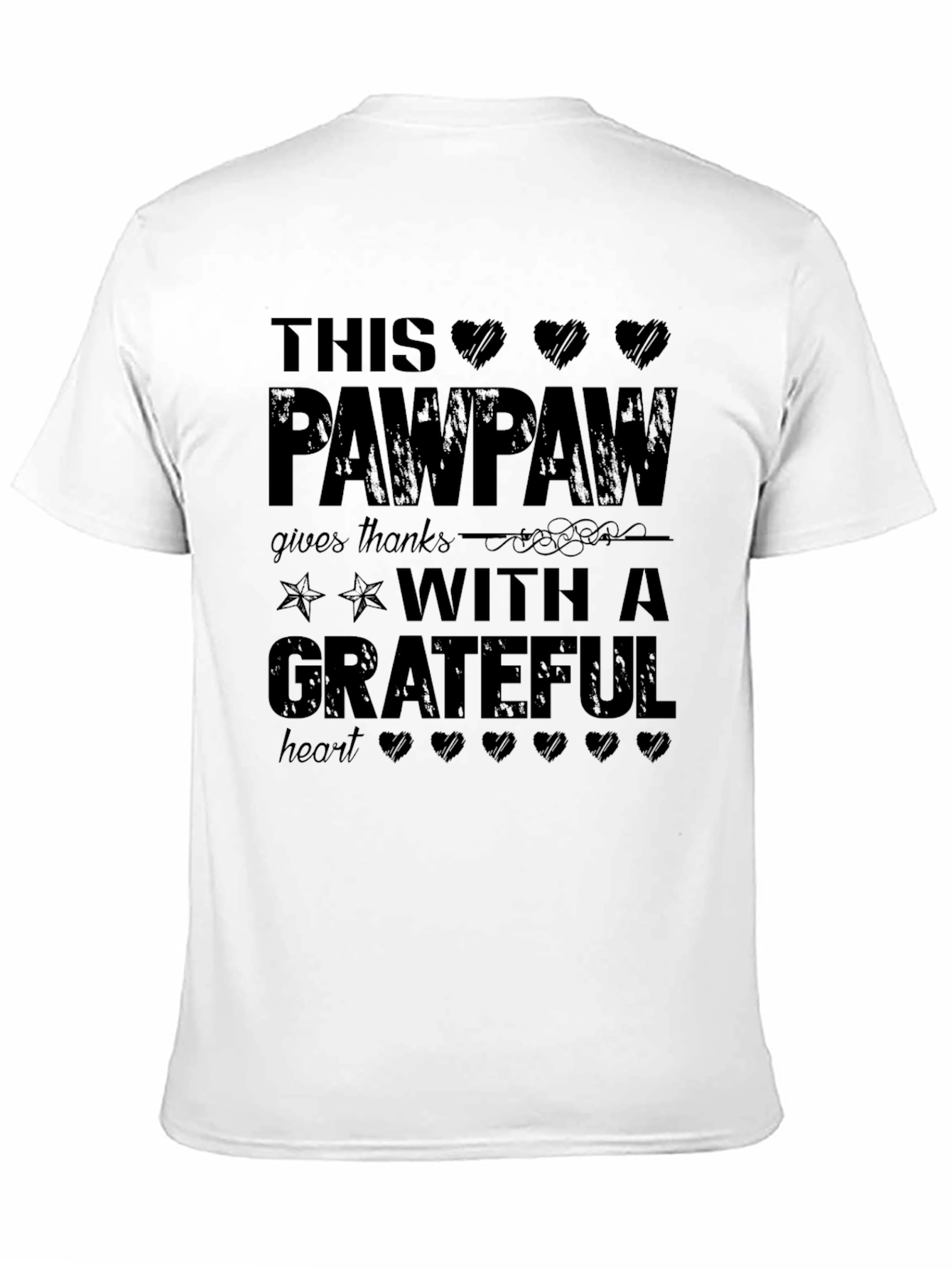 Grateful Pawpaw T-Shirt - Black