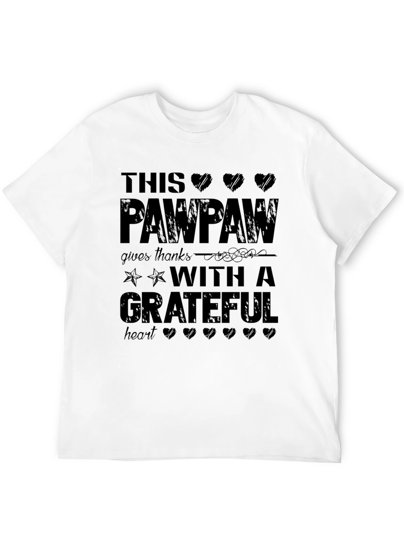 Grateful Pawpaw T-Shirt - Black