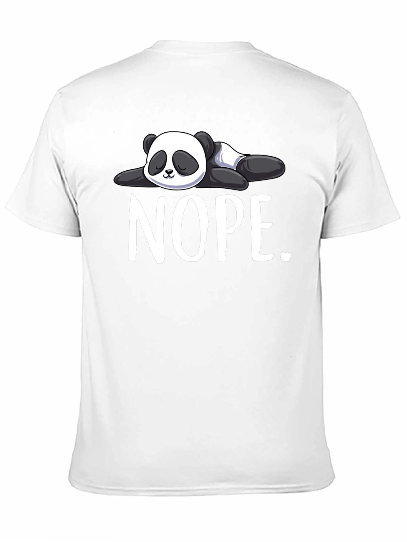 Nope Panda Graphic T-Shirt - Lazy Day Apparel