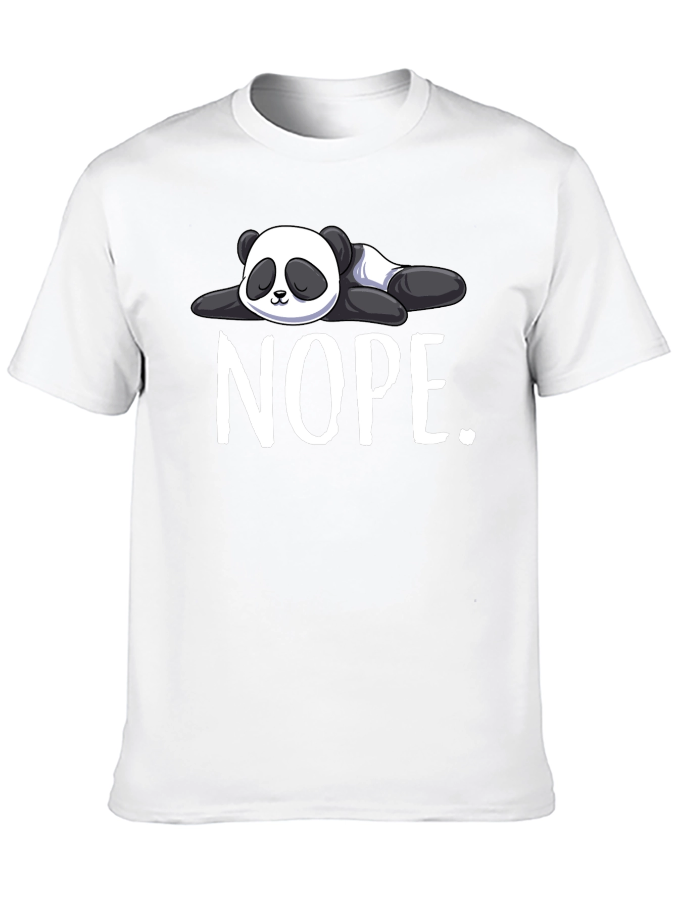 Nope Panda Graphic T-Shirt - Lazy Day Apparel