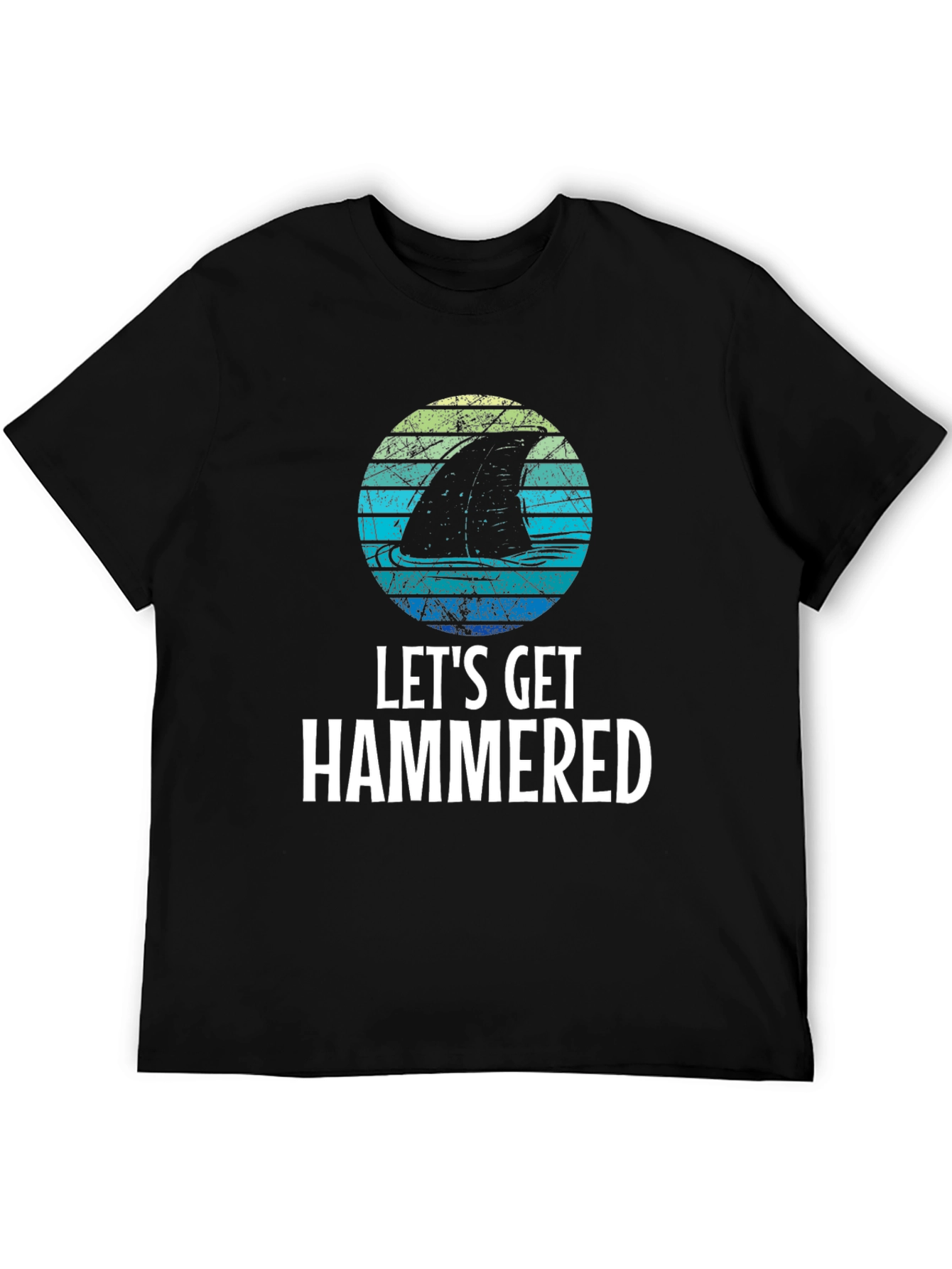 Lets Get Hammered Shark Graphic Tee