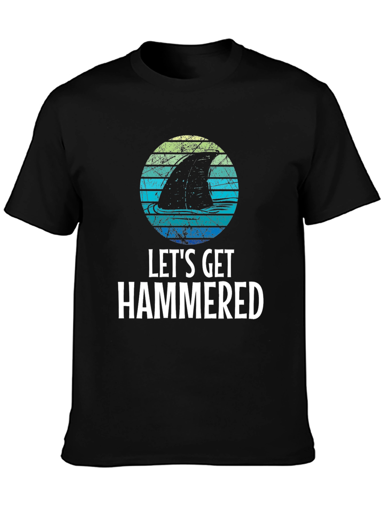 Lets Get Hammered Shark Graphic Tee