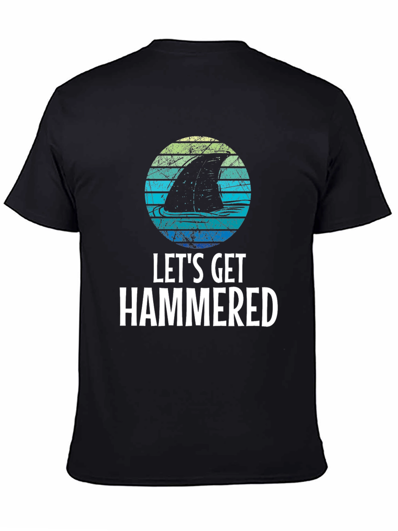 Lets Get Hammered Shark Graphic Tee