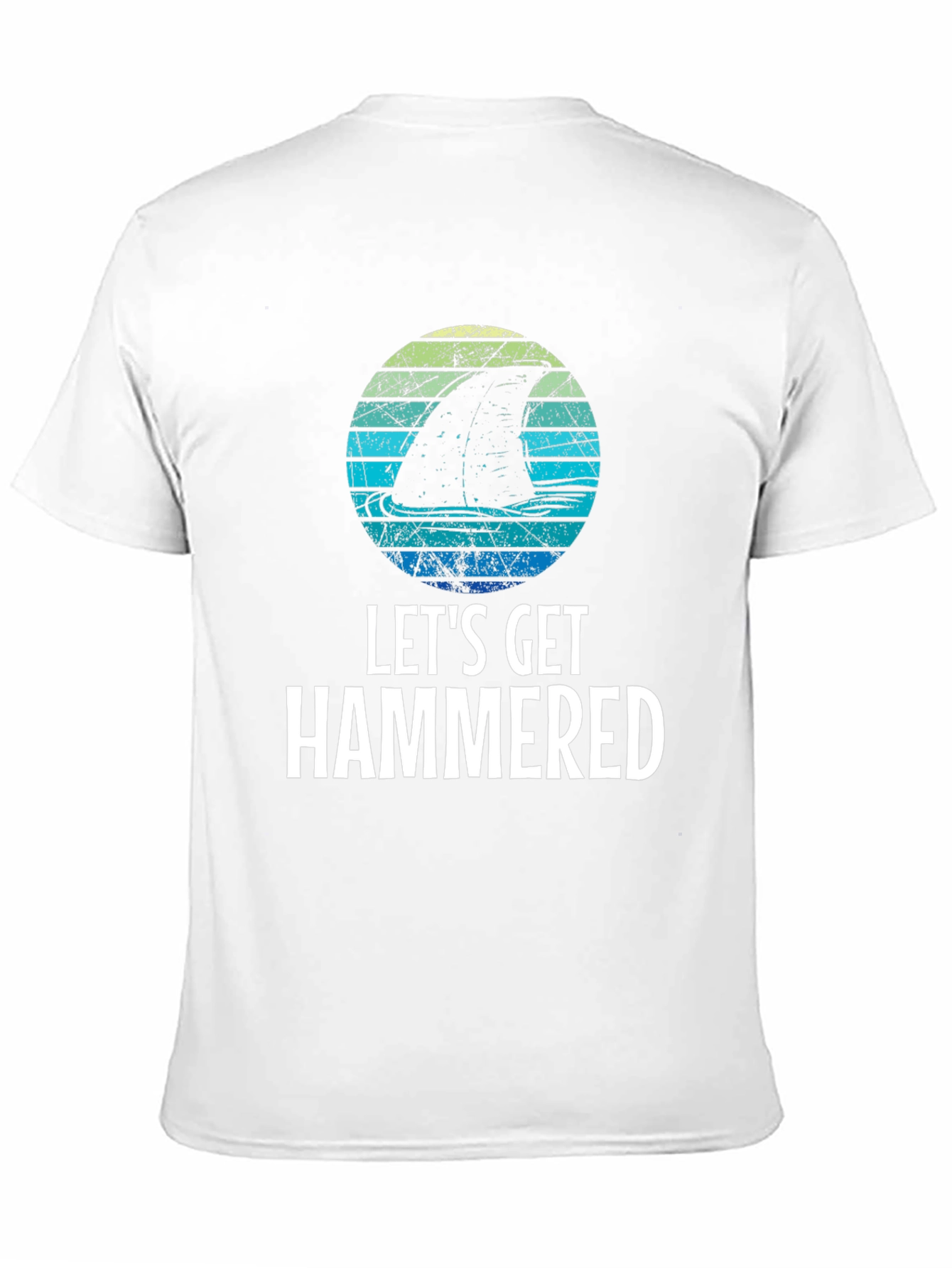 Lets Get Hammered Shark Graphic Tee