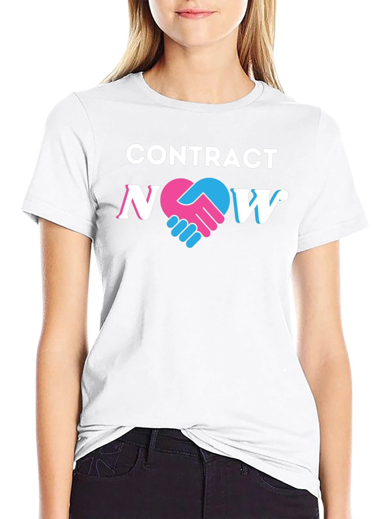 Contract Now Black Graphic Tee