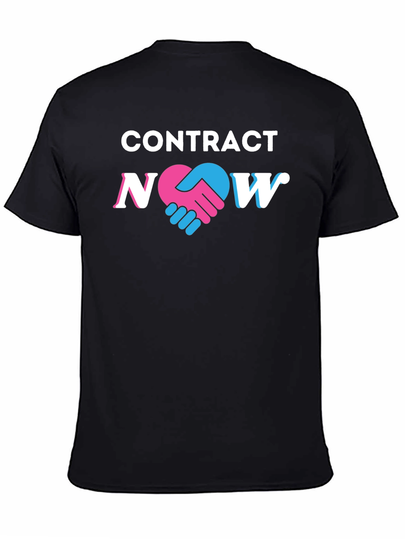 Contract Now Black Graphic Tee