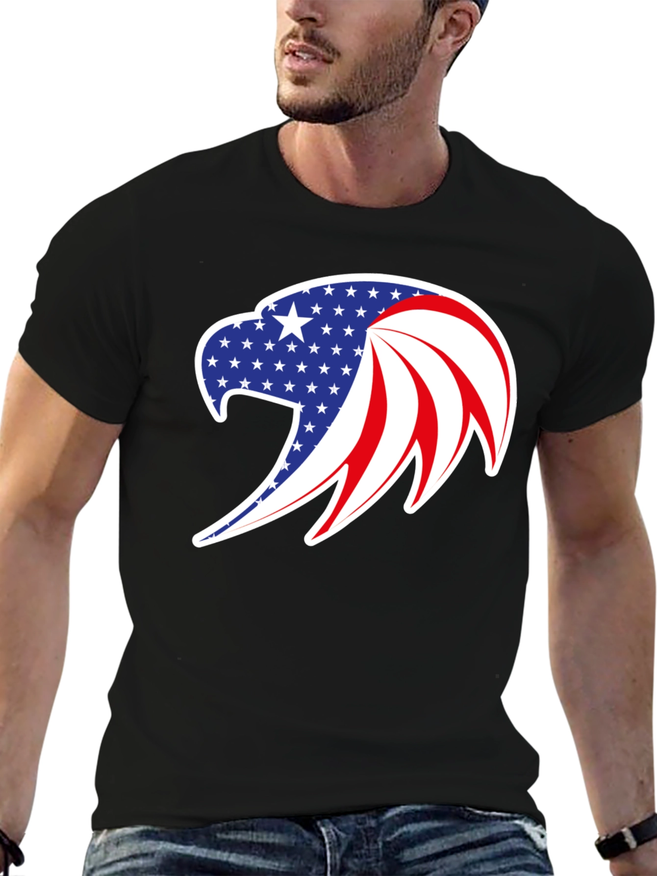 Patriotic American Eagle T-Shirt