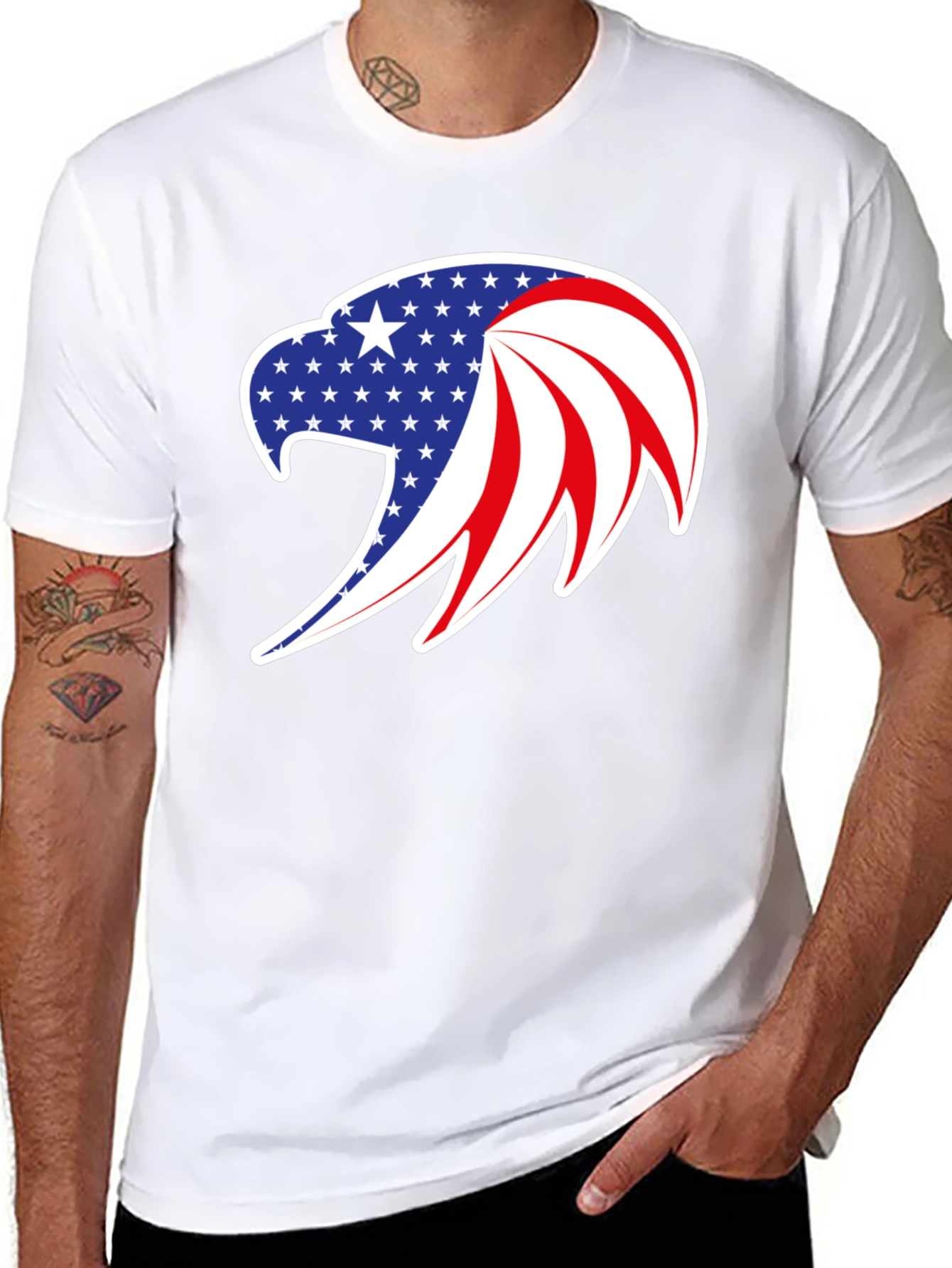 Patriotic American Eagle T-Shirt