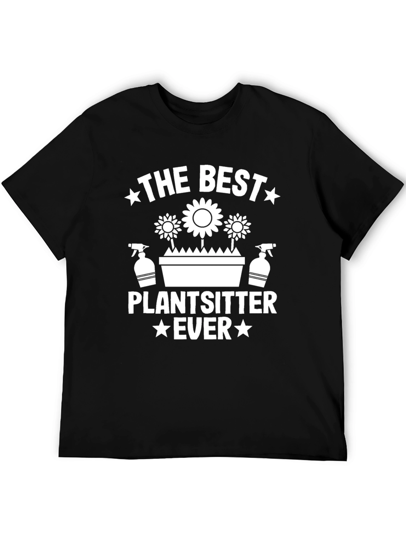 The Best Plantsitter Ever Black Graphic Tee