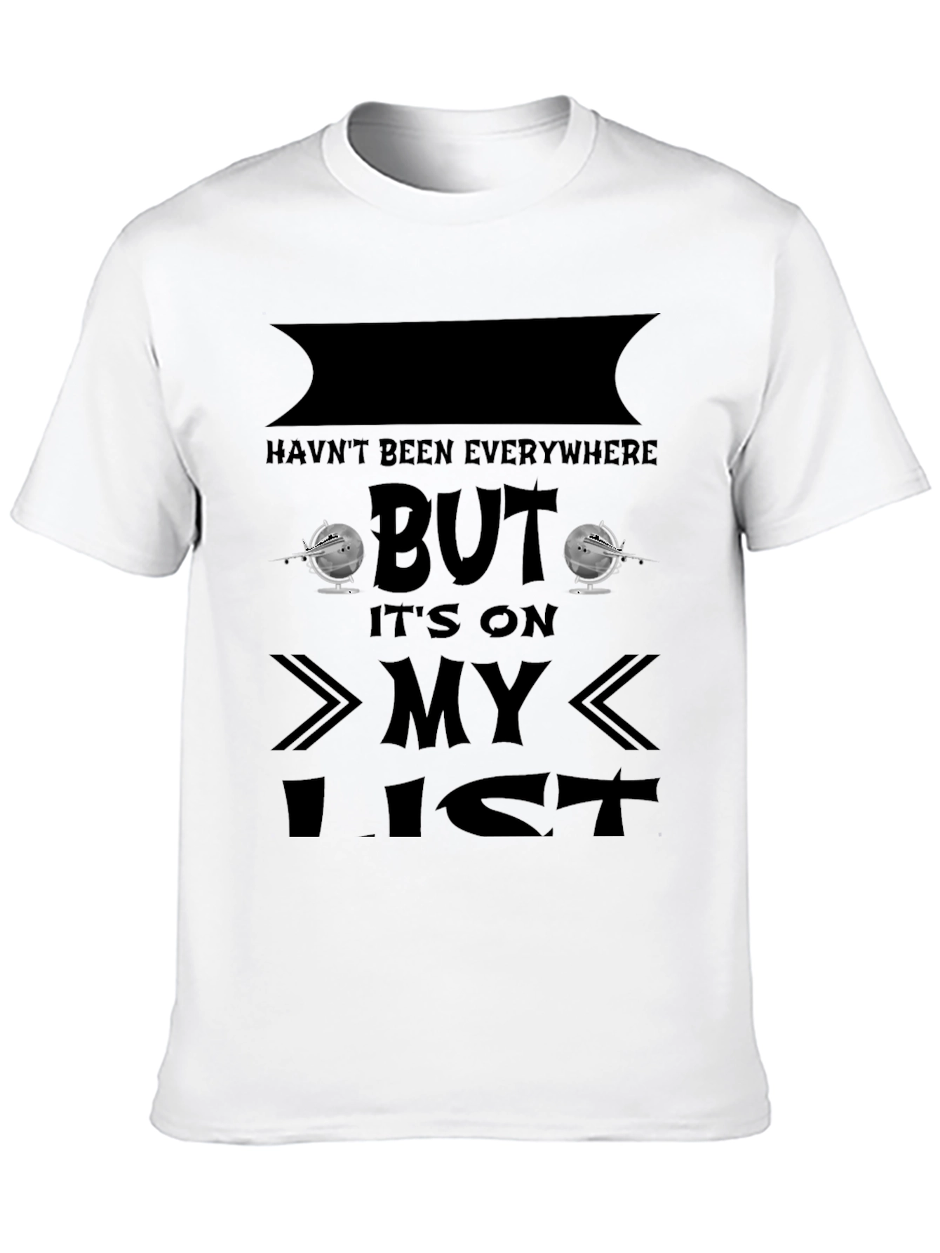 Travelers Bucket List Graphic Tee