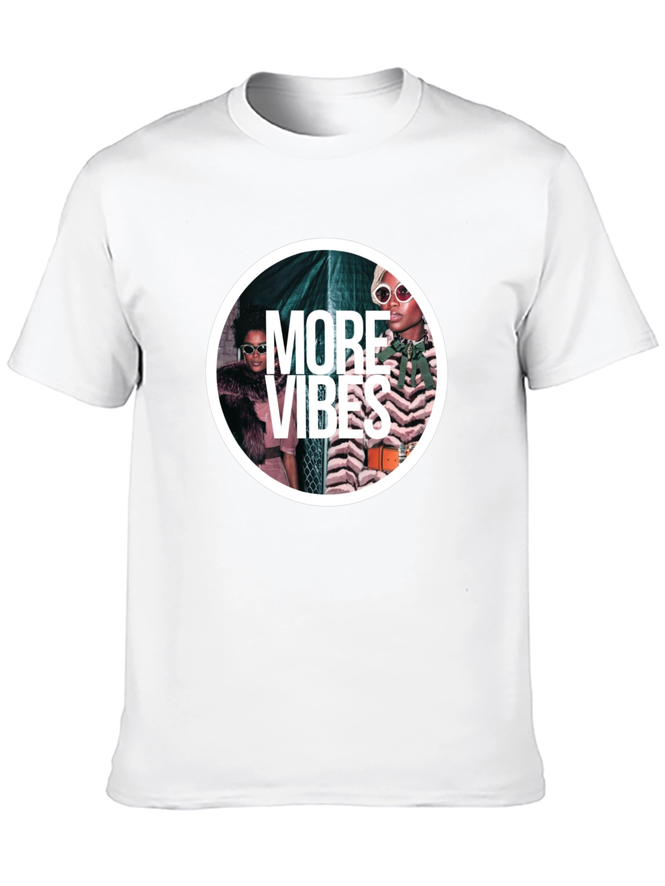 More Vibes Graphic Black T-Shirt