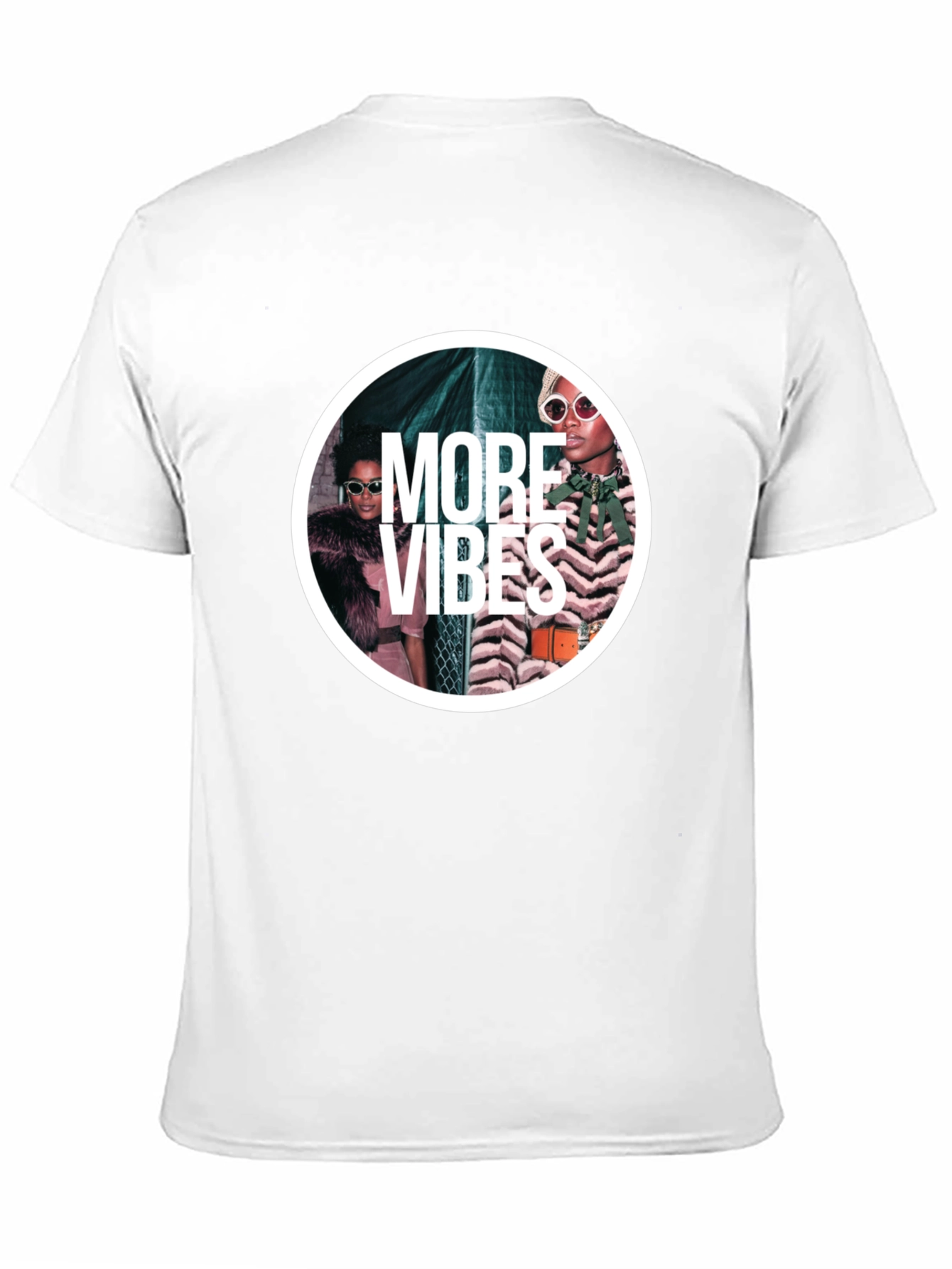 More Vibes Graphic Black T-Shirt