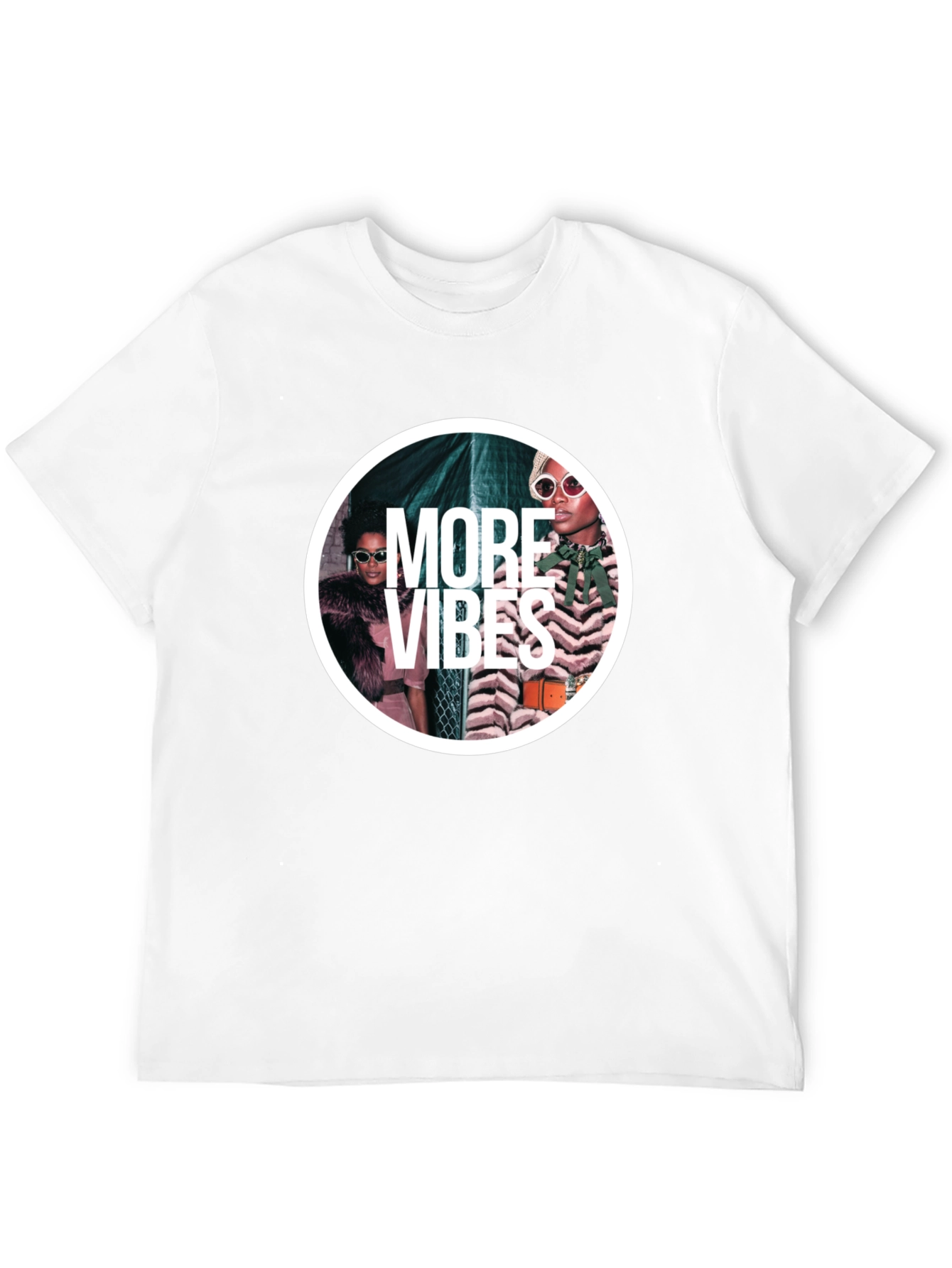 More Vibes Graphic Black T-Shirt