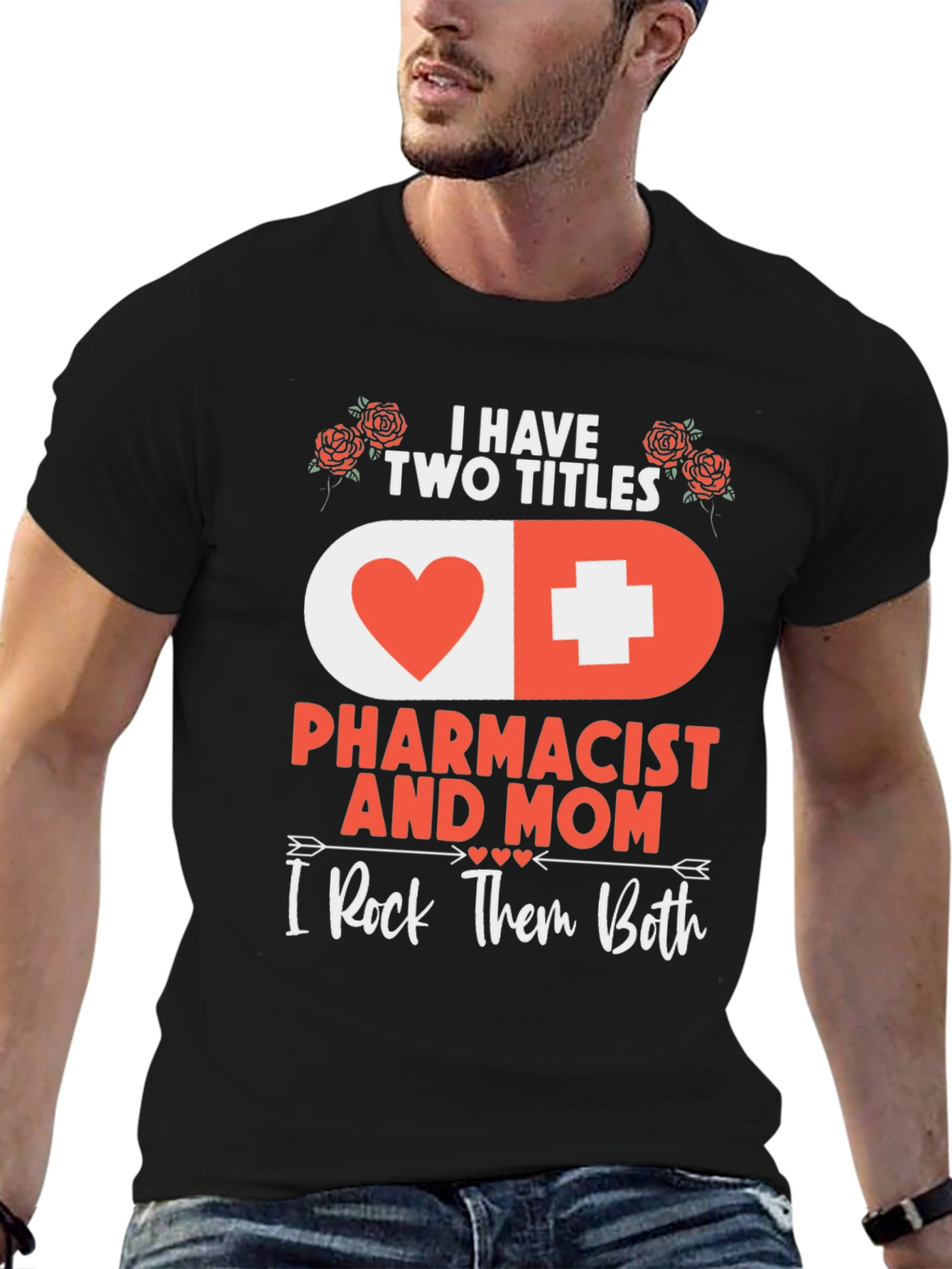 Pharmacist Mom T-Shirt - I Rock Them Both!