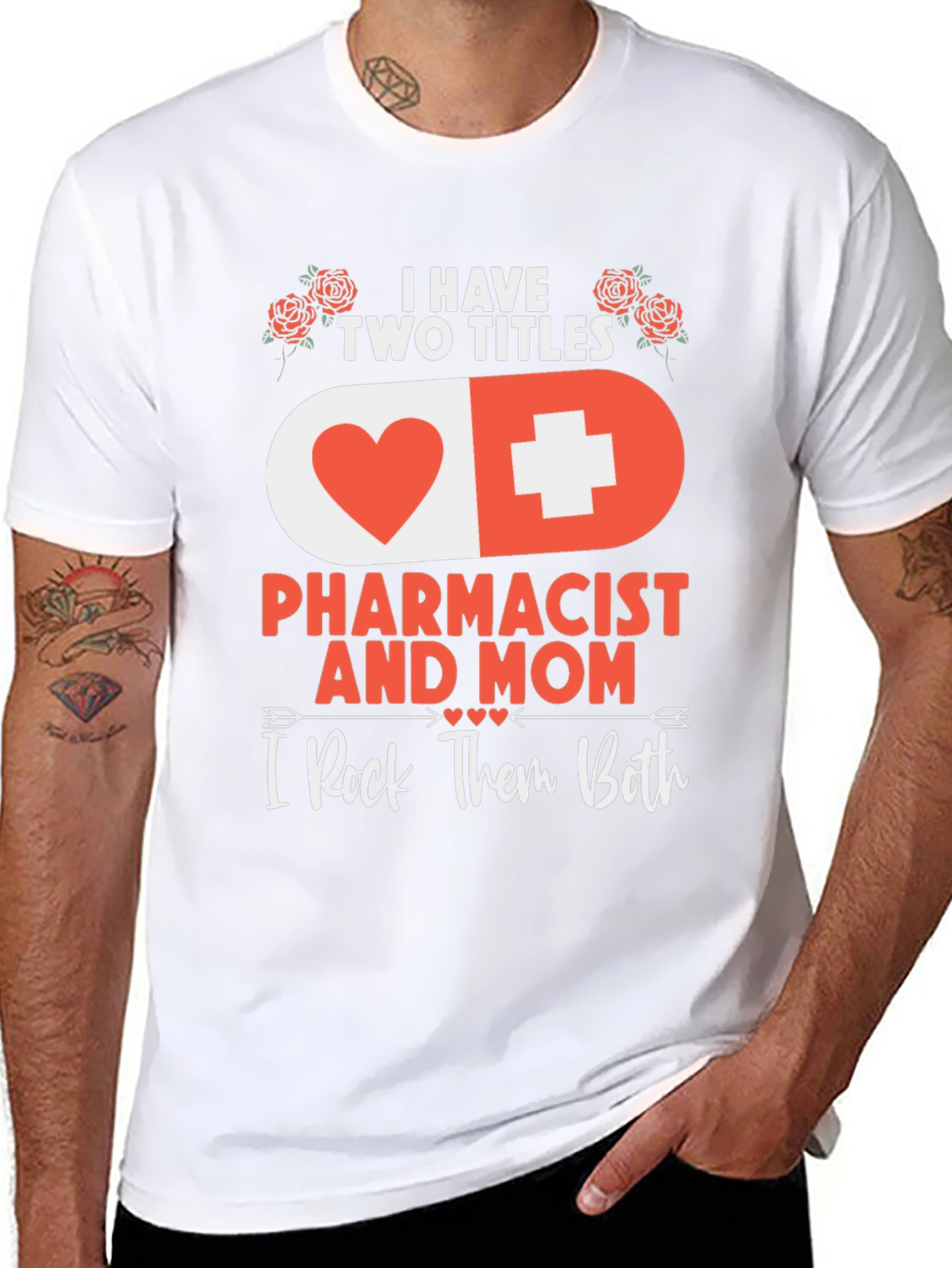 Pharmacist Mom T-Shirt - I Rock Them Both!