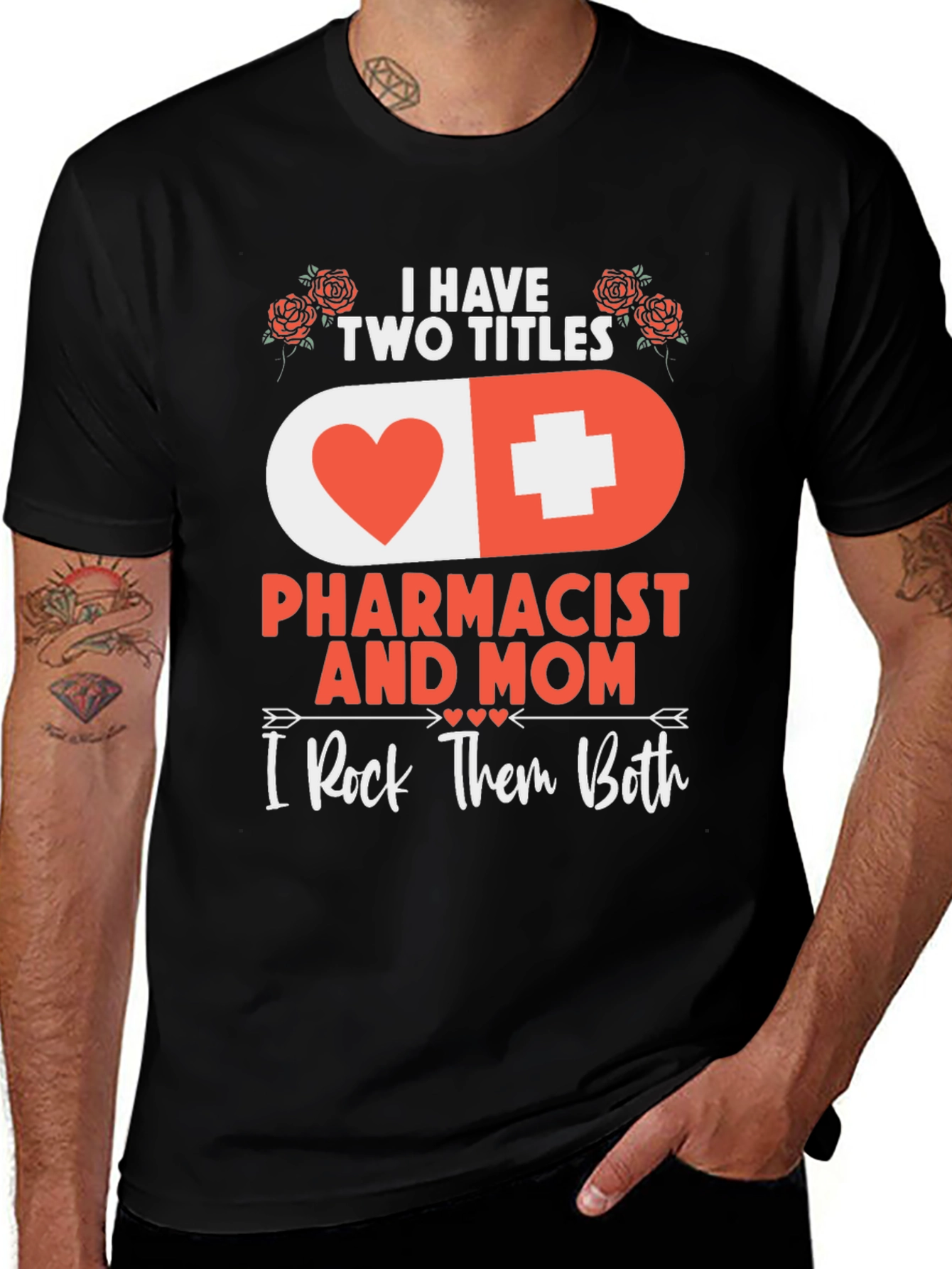 Pharmacist Mom T-Shirt - I Rock Them Both!