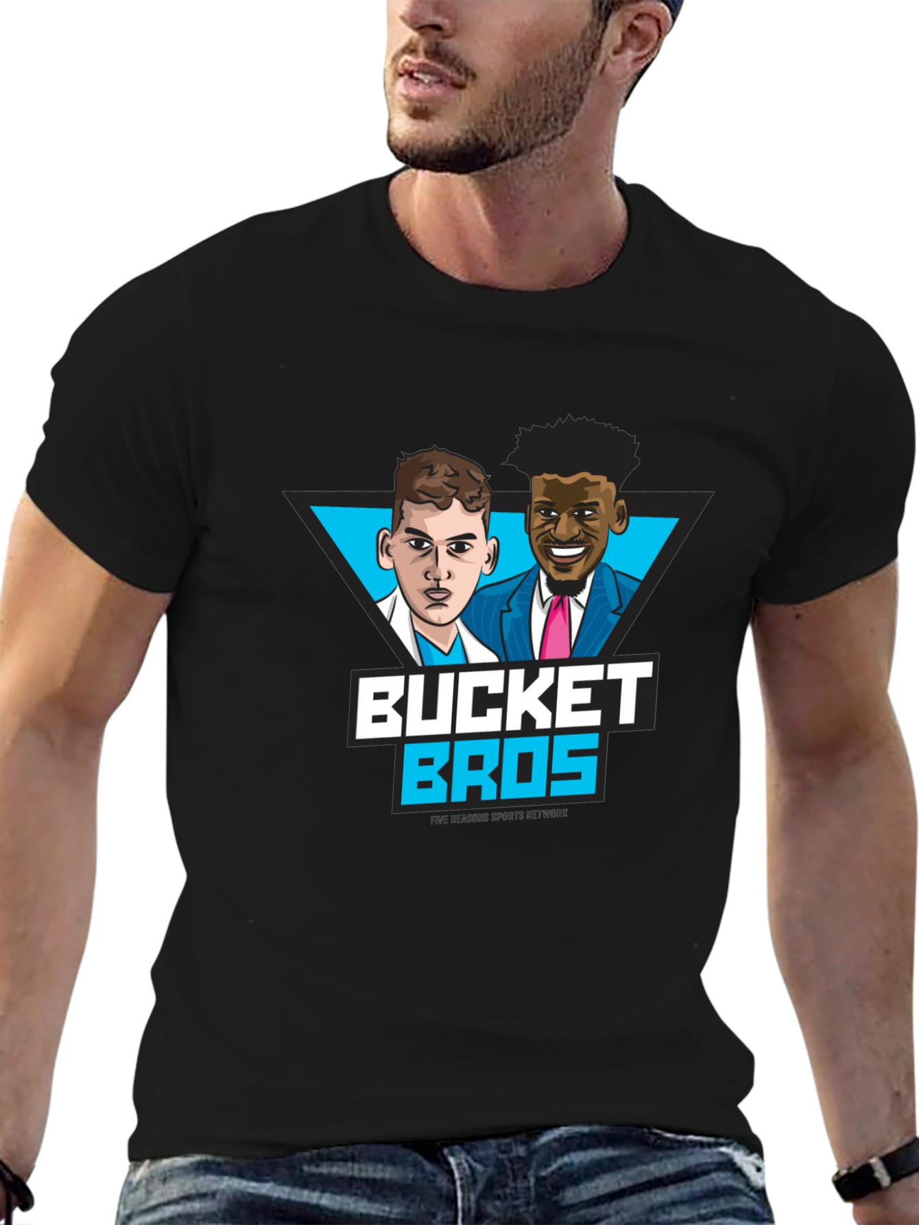Bucket Bros Graphic T-Shirt - Black