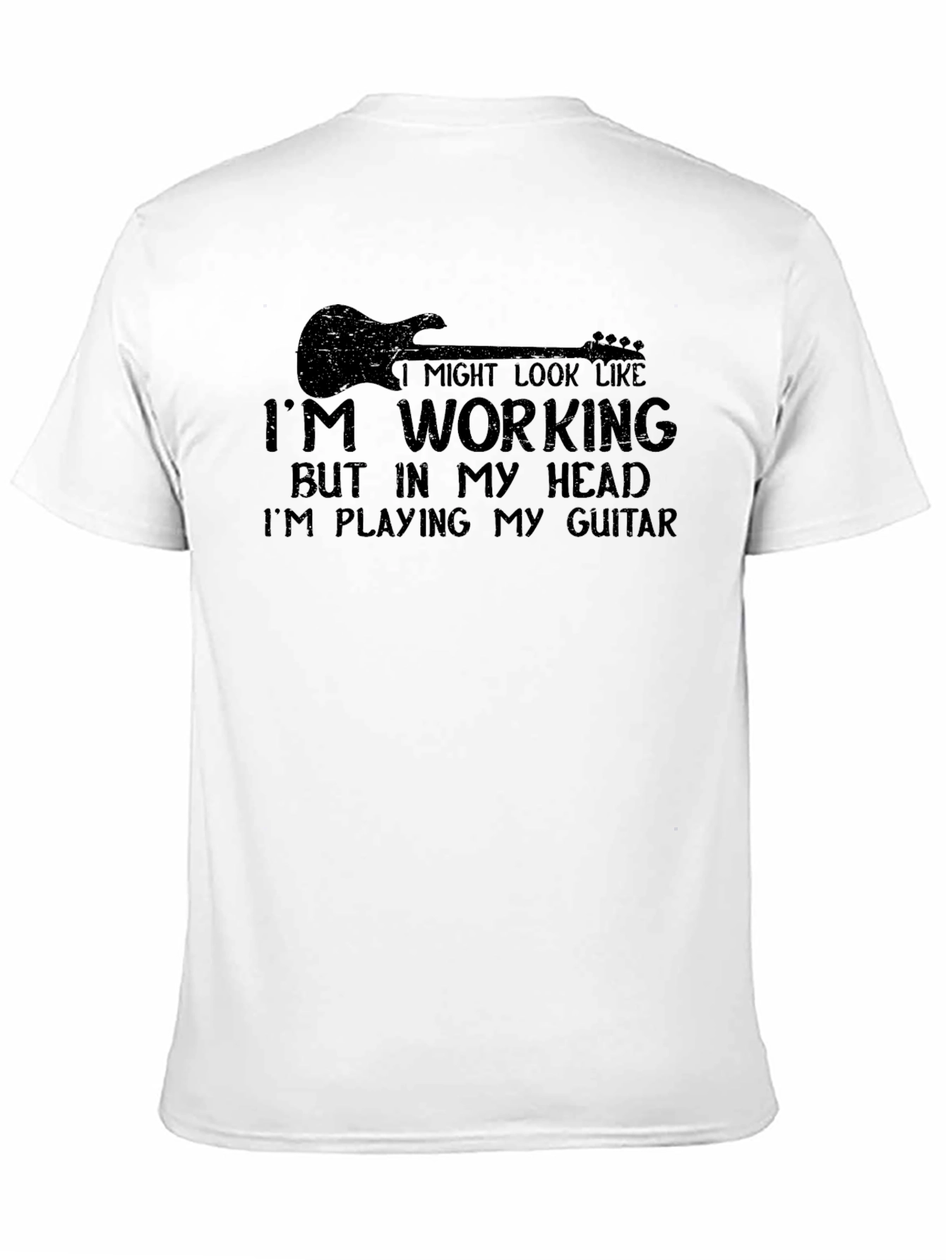 Guitar Head T-Shirt: Im Working