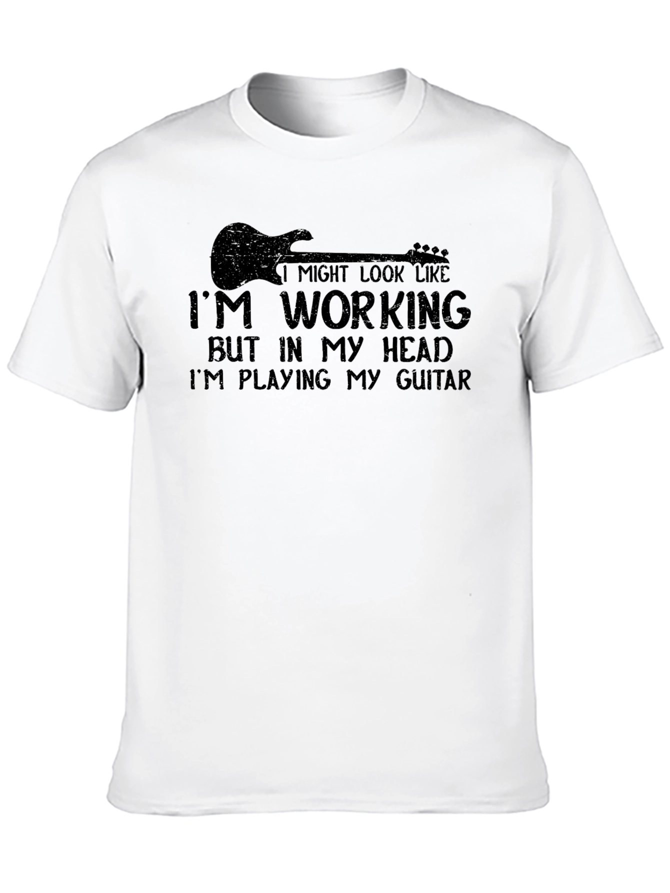 Guitar Head T-Shirt: Im Working
