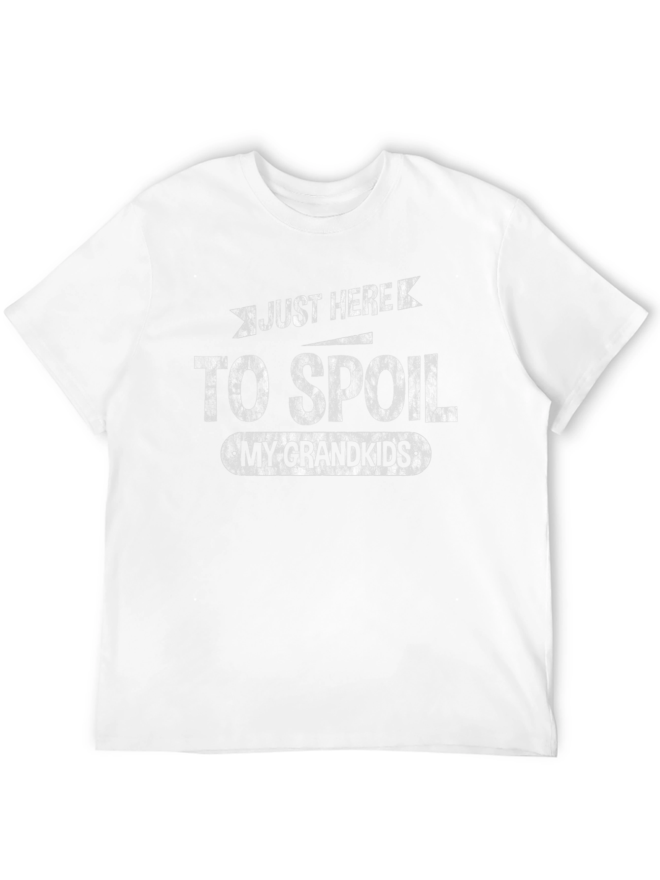 Spoil My Grandkids T-Shirt - Black Cotton Tee