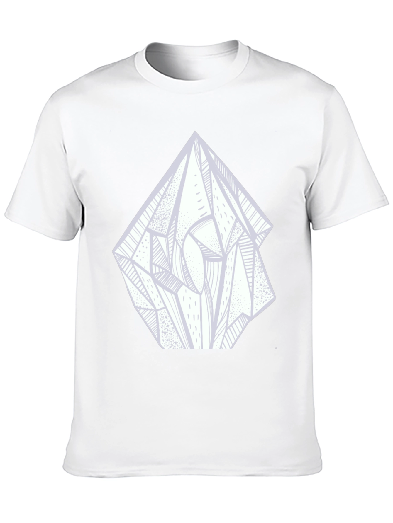 Abstract Crystal Graphic Tee - Black