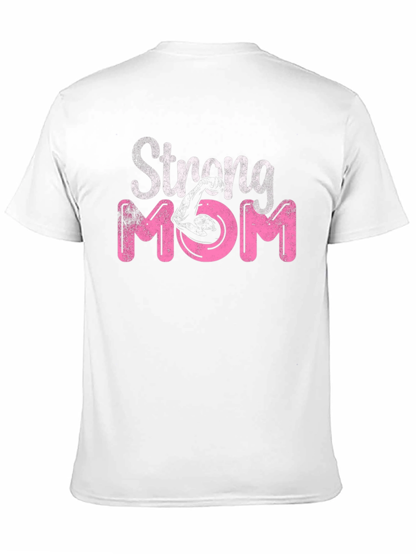 Strong Mom Graphic Tee - Black T-Shirt
