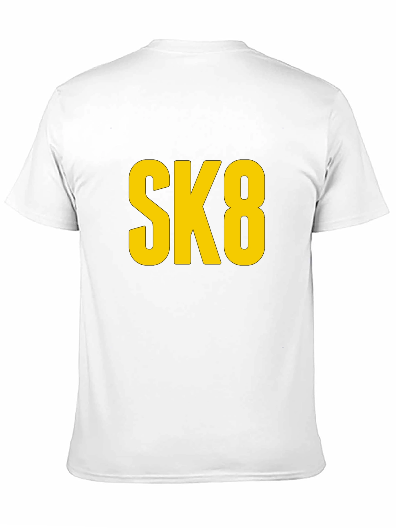 SK8 Graphic Tee - Black Cotton T-Shirt
