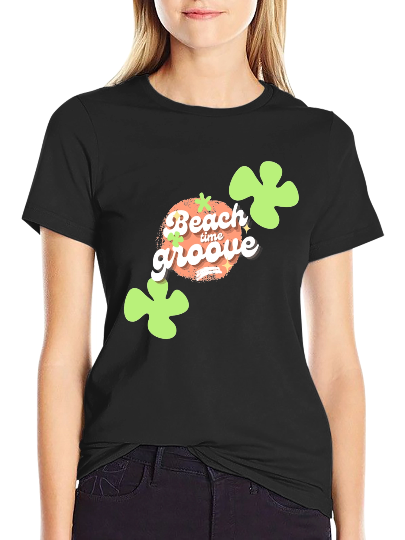 Beach Time Groove Graphic T-Shirt
