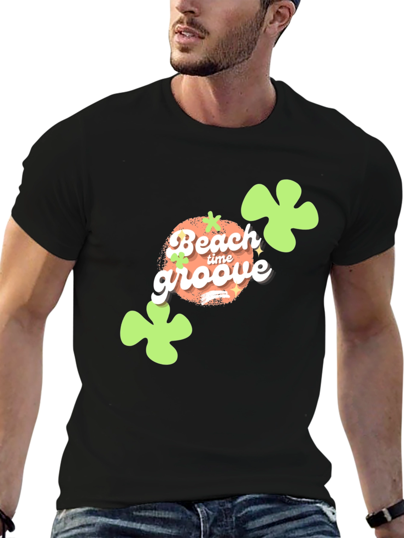 Beach Time Groove Graphic T-Shirt