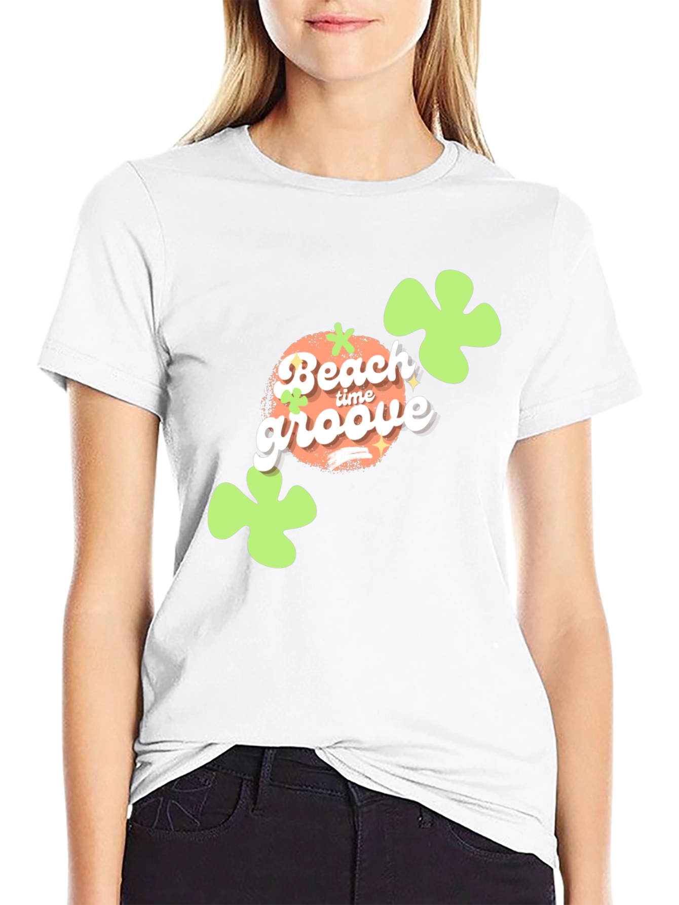 Beach Time Groove Graphic T-Shirt
