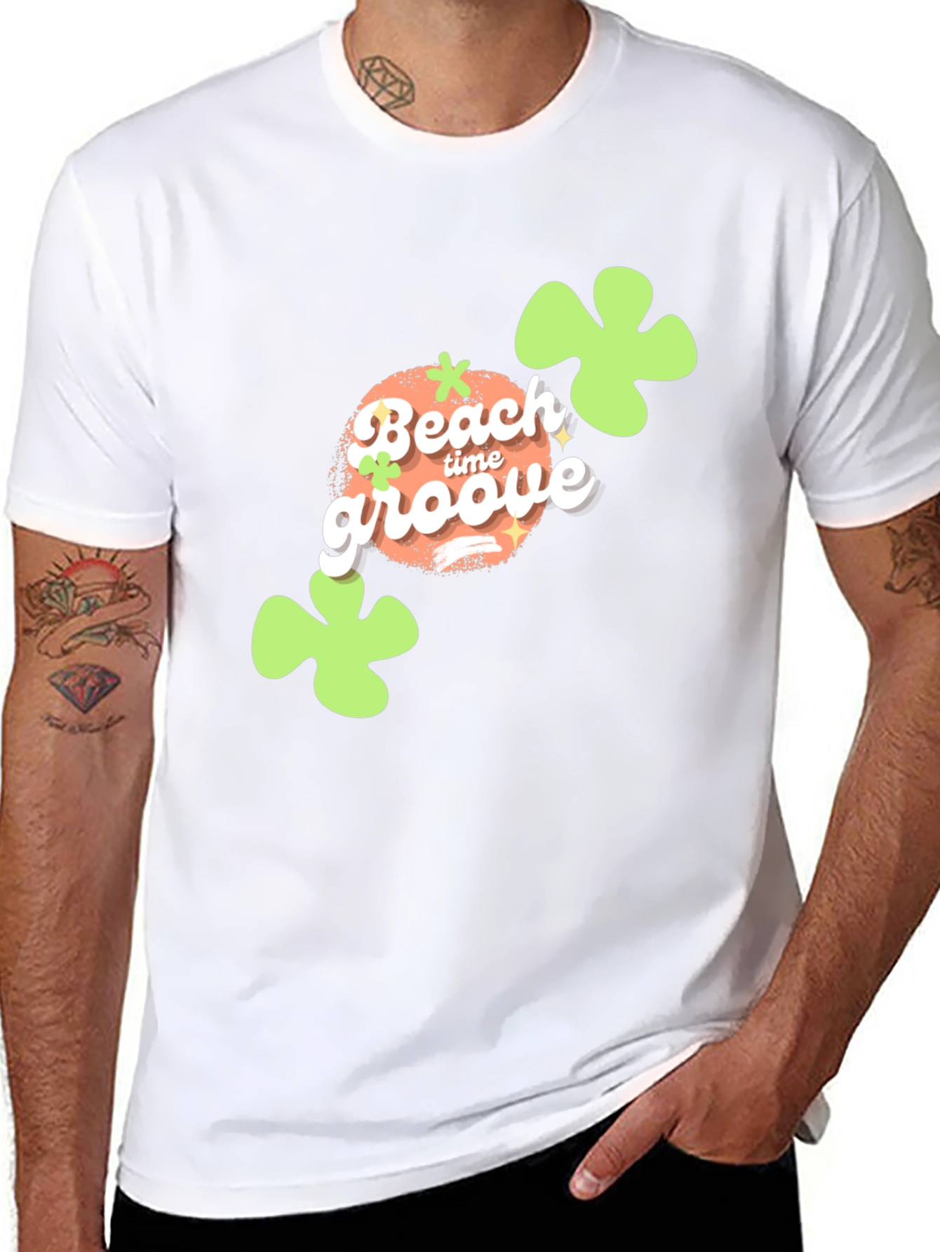 Beach Time Groove Graphic T-Shirt