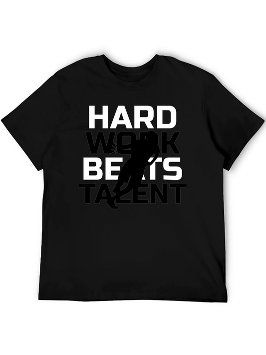 Hard Work Beats Talent Graphic T-Shirt