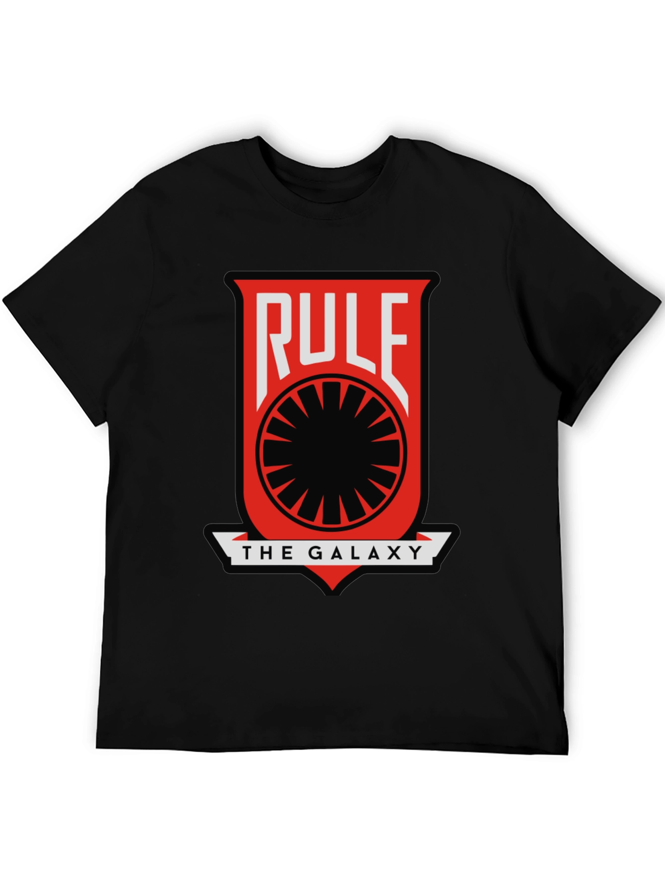 Rule The Galaxy Graphic T-Shirt - Black Cotton Tee