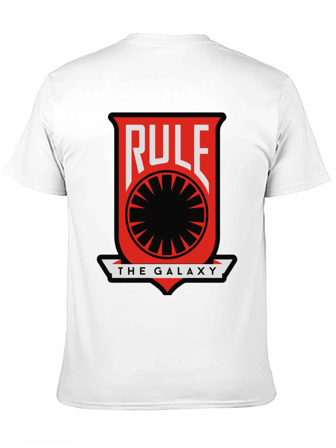 Rule The Galaxy Graphic T-Shirt - Black Cotton Tee