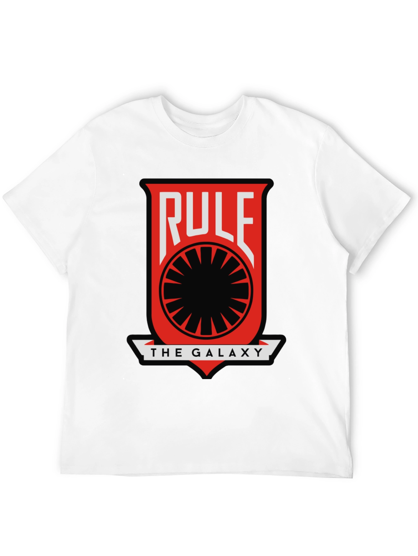Rule The Galaxy Graphic T-Shirt - Black Cotton Tee