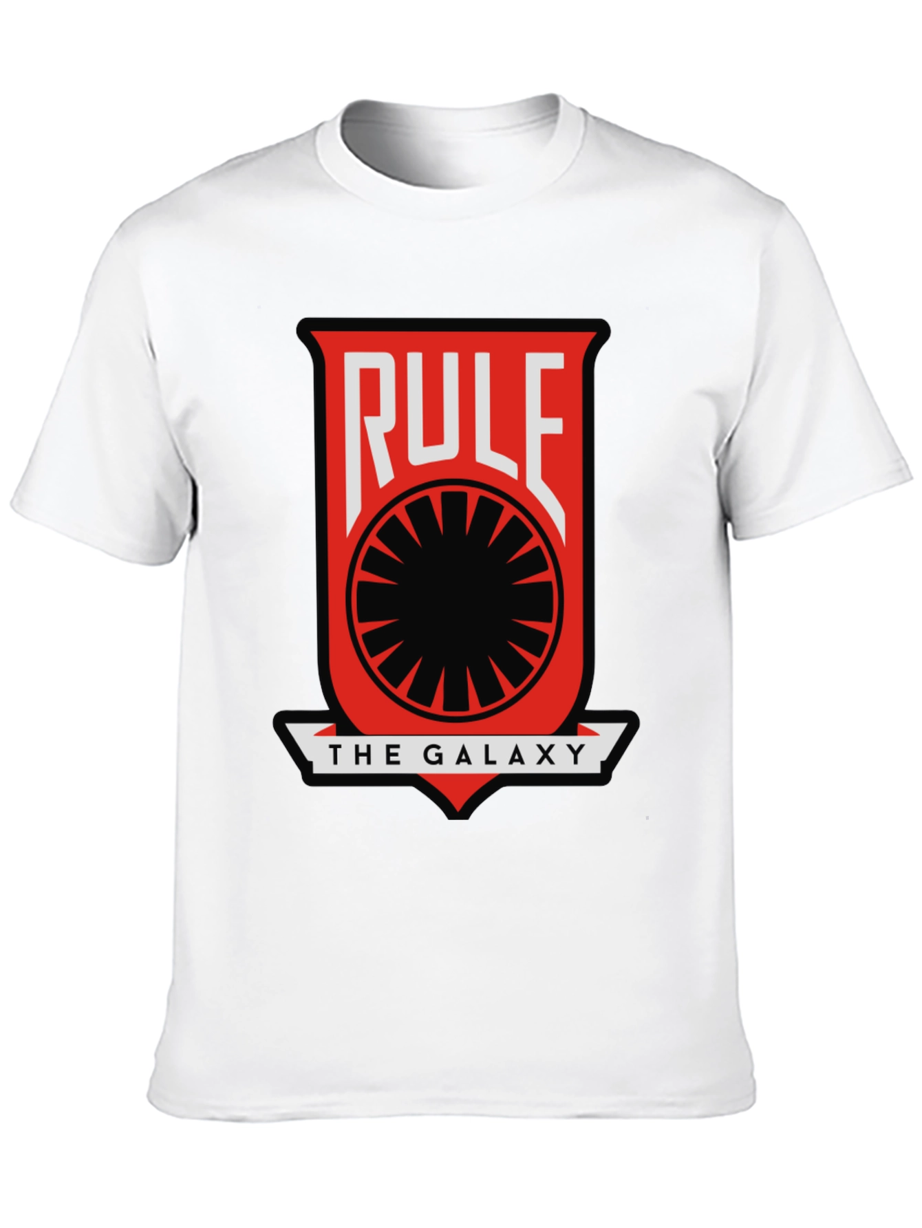Rule The Galaxy Graphic T-Shirt - Black Cotton Tee