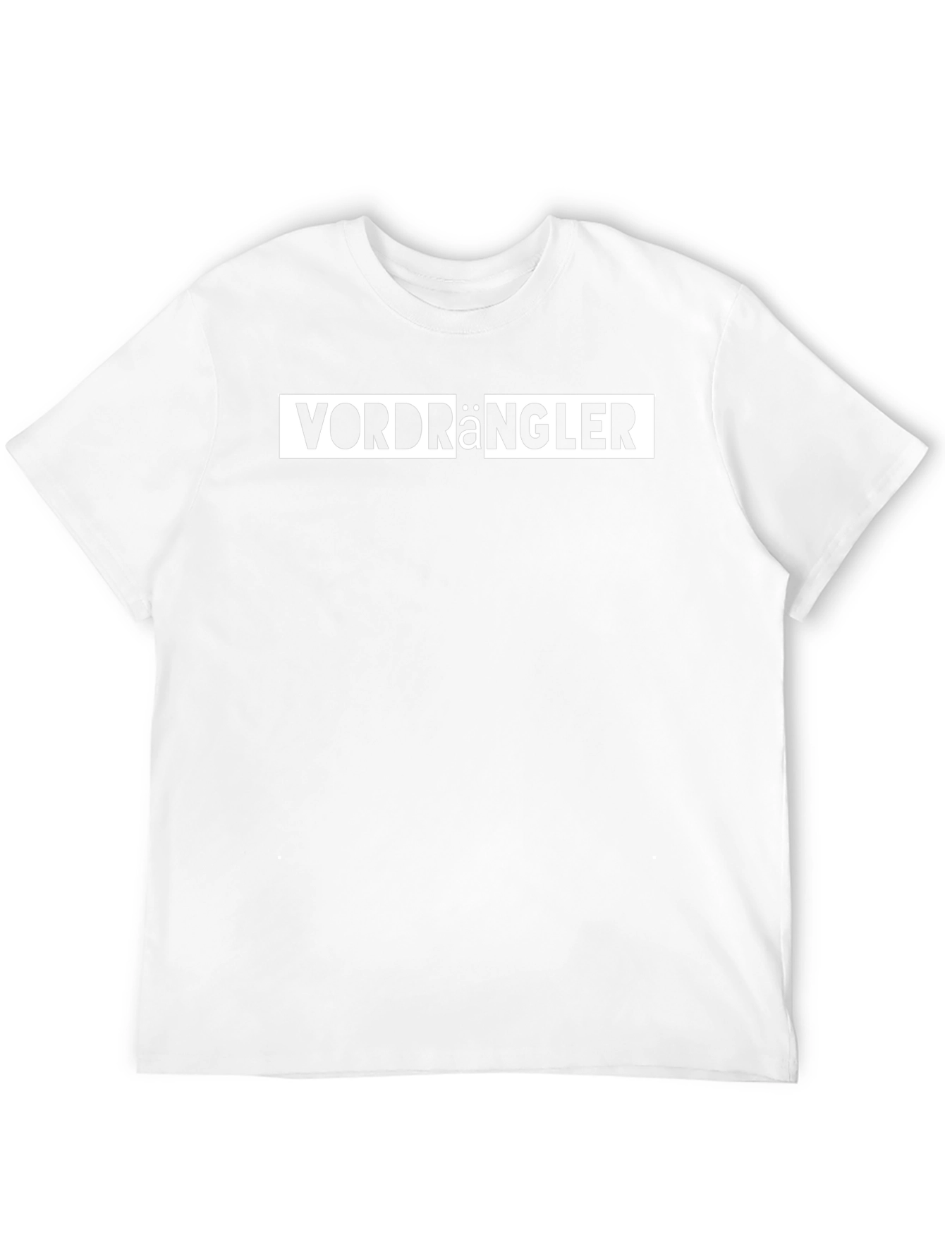 Vordrängler Black Crew Neck T-Shirt