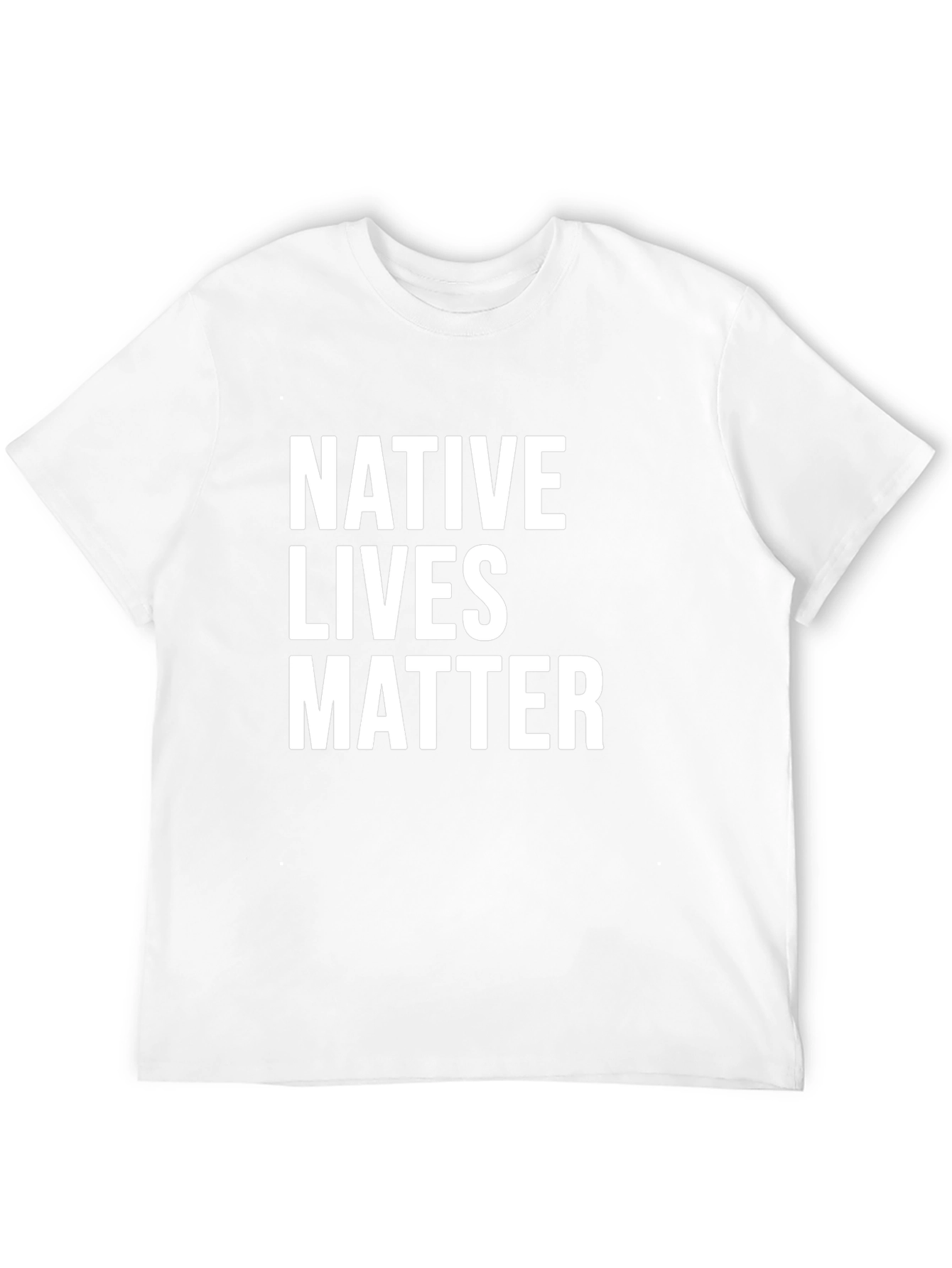 Native Lives Matter Graphic Tee - Black Unisex