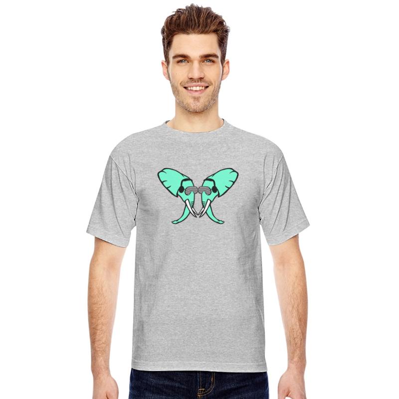 2 DJ Elephant Heads Sunglasses Face Team Friends