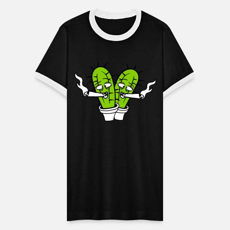 2 friends team cactus pothead weed joint drug smok